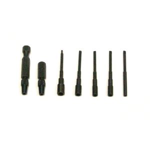 MOODY TOOL 58-0260 Adapter Set, 5 Nut Driver And 2 Adapters | CE2GPV
