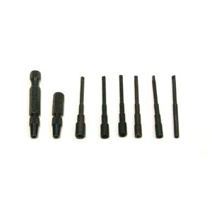 MOODY TOOL 58-0261 Adapter Set, 6 Nut Driver And 2 Adapters | CE2GPW