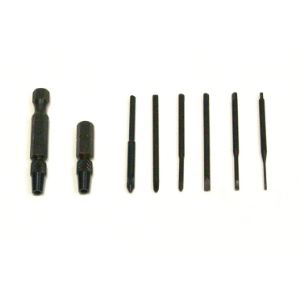 MOODY TOOL 58-0272 Adapter Set, 5 Screwdriver Blades And 2 Adapters | CE2GQE