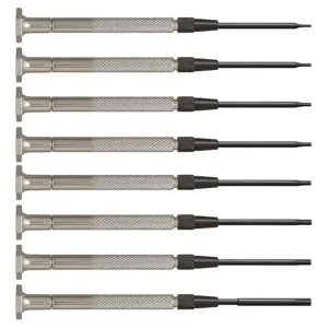 MOODY TOOL 58-0276 Esd Screwdriver Set, 8 Pc. Steel Handle Star Driver Set, 8 Complete Drivers | CE2GQG