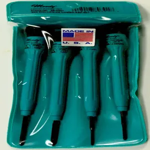 MOODY TOOL 58-0301 Esd Screwdriver Set, 4 Pc. Phil/Jis Combo Set With Fixed Handles, 4 Complete Drivers | CE2GQL