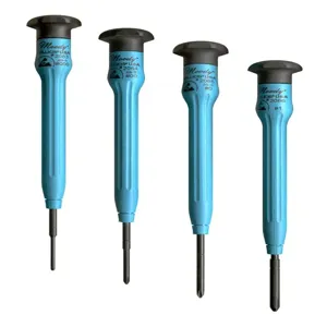 MOODY TOOL 58-0319 Esd Screwdriver Set, 4 Pc. Fixed Jis-Type S Driver Set, 4 Complete Drivers | CE2GQP