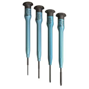 MOODY TOOL 58-0338 Esd Screwdriver Set, 4 Pc. Phillips With Fixed Handles, 4 Complete Drivers | CE2GQR