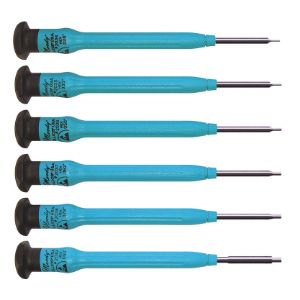 MOODY TOOL 58-0349 Hex Driver Set, 6 Pc. Fixed Esd-Safe, 6 Complete Drivers | CE2GQU