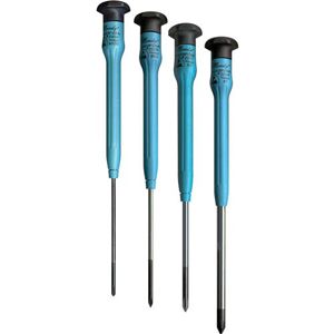 MOODY TOOL 58-0538 Esd Screwdriver Set, 4 Pc. Phillips With Interchangeable Handles, 4 Complete Drivers | CE2GRU