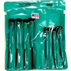 MOODY TOOL 58-0620 Hex Driver Set, 7 Pc. Metric, 7 Complete Drivers With Fixed Esd-Safe Handles | CE2GTF