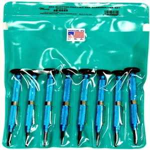 MOODY TOOL 58-0655 Screwdriver Set, 8 Pc. Slot/Phil Combo Reversible, Aluminium Handles | CE2GTK