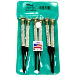 MOODY TOOL 58-0848 Esd Screwdriver Set, 6 Pc. Magnetic Handle Star Driver Set, 6 Complete Drivers | CE2GTU