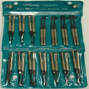 MOODY TOOL 58-1153 Precision Screwdriver Set, 28 Pc. Metric Super, 27 Complete Drivers And 1 Ext. | CE2GUB