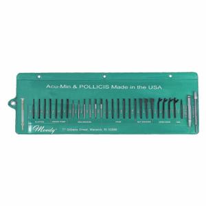MOODY TOOL 59-0245 Miniature Tool Roll, 30 Pc., 27 Blades, 2 Handles And 1 Extension | CE2GUL