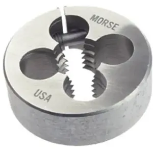 MORSE CUTTING TOOLS 31501 Round Die, â€Ž5-40 Size, 13/16 Inch Outside Dia., Hss | AK8EQX