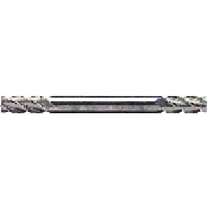 MORSE CUTTING TOOLS 43228 Cutting End Mill, 3/16 x 3/16 x 1/2 x 2Â 1/4 Inch Size, 4 Flute, Double End | AK8JXN