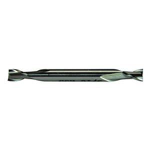 MORSE CUTTING TOOLS 44336 Cutting End Mill, 3/16 x 3/16 x 9/32 x 2 Inch Size, 2 Flute, Double End | AK8LHT