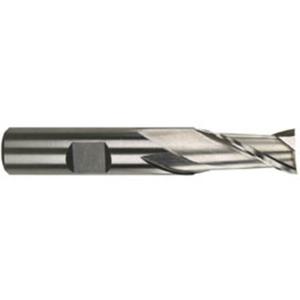 MORSE CUTTING TOOLS 44392 Cutting End Mill, 7/16 x 3/8 x 13/16 x 2Â 11/16 Inch Size, 2 Flute, Single End | AM6NLY