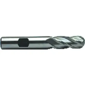 MORSE CUTTING TOOLS 44458 Ballnose End Mill, â€Ž3/4 Inch Dia., 3/4 Inch Shank, 1-5/8 Inch Depth | AK8LMQ