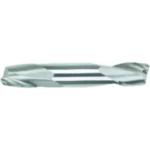 MORSE CUTTING TOOLS 90320 Cutting End Mill, 7/16 x 7/16 x 9/16 x 3 Inch Size, 2 Flute, Double End | AM6MEF