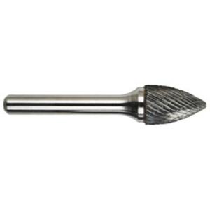 MORSE CUTTING TOOLS 59584 Rotary File Bit, Sg-5 Style, Carbide Burr, Double Cut | AM6QPW