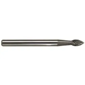 MORSE CUTTING TOOLS 59700 Rotary File Bit, Sh-41 Style, Carbide Burr, Double Cut | AM6EWX