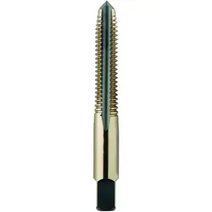 MORSE CUTTING TOOLS 82505 Straight Flute Tap, 3/8 Inch Nf, 24 TPI, 4 Flute, H3 Plug Straight | AM6FVK