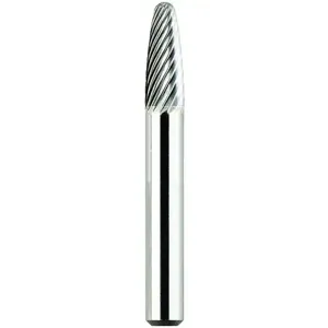 MORSE CUTTING TOOLS 83252 Rotary File Bit, Sf-1 Style, Carbide Burr, Single Cut | AM6RGF