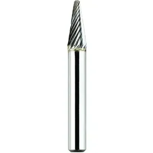 MORSE CUTTING TOOLS 83268 Rotary File Bit, Sl-1 Style, Carbide Burr, Single Cut | AM6RGQ