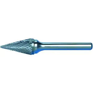 MORSE CUTTING TOOLS 83422 Rotary File Bit, Sm-4 Style, Carbide Burr, Double Cut | AM6RKK