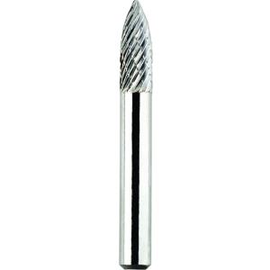 MORSE CUTTING TOOLS 83406 Rotary File Bit, Sg-1 Style, Carbide Burr, Double Cut | AM6TXJ