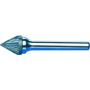 MORSE CUTTING TOOLS 83507 Rotary File Bit, Sj-9 Style, Carbide Burr, Double Cut | AM6URR