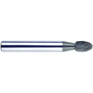 MORSE CUTTING TOOLS 83395 Rotary File Bit, Se-11 Style, Carbide Burr, Double Cut | AM6RJV