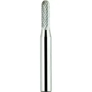 MORSE CUTTING TOOLS 83485 Rotary File Bit, Sc-12 Style, Carbide Burr, Double Cut | AM6RLV