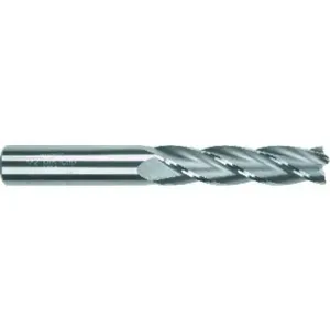 MORSE CUTTING TOOLS 90821 Cutting End Mill, 3/16 x 3/16 x 3/4 x 2Â 1/2 Inch Size, 4 Flute, Single End | AM6MHR