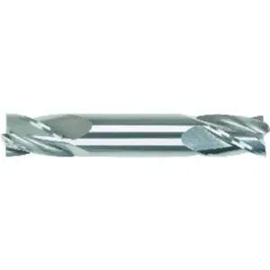 MORSE CUTTING TOOLS 91078 Cutting End Mill, 7/16 x 7/16 x 7/8 x 4 Inch Size, 4 Flute, Double End | AM6KCL