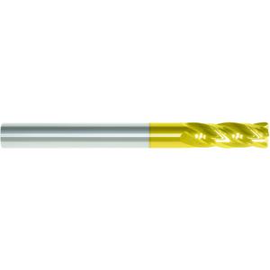 MORSE CUTTING TOOLS 95459 Cutting End Mill, 1/2 x 1/2 x 1 x 3 Inch Size, 4 Flute, Single End | AN9QUH