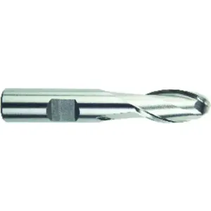 MORSE CUTTING TOOLS 44412 Ballnose End Mill, â€Ž7/8 Inch Dia., 7/8 Inch Shank, 2 Inch Depth | AM6KZE