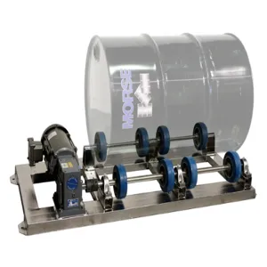 MORSE DRUM 1-5154SS-E3-575 Custom Stainless Stationary Drum Roller, 20 Rpm, 1/2 Hp, 60 Hz Explosion Proof Motor | CD8YUG