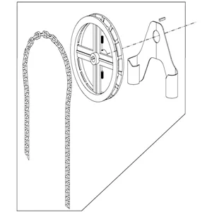 MORSE DRUM 1325-p Kit, Pocket Chain Wheel | CD8ZHM