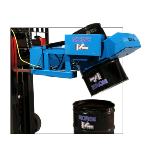 MORSE DRUM 290F Power Grip-Fasshandler mit Gabelmontage, Einzeltrommel, Kapazität 1500 lbs. | CE7LYQ