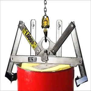 MORSE DRUM 90-SS Below-Hook Drum Lifter, 208 Litre, 454 kg Capacity, SS | AF6EYN