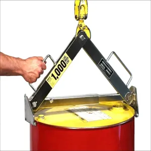 MORSE DRUM 92-5S-NDT Below-Hook Drum Lifter, Load & Weld Test | AF6EZA