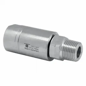 MOSMATIC 31.153 Rotary Union, Straight, Nickel-Plated Brass, 1 Passages, 3/8 Inch Nptm Rotating Shaft | CT3VHL 45NF20