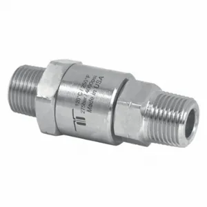 MOSMATIC 32.563 Rotary Union, Straight, Nickel-Plated Brass, 1 Passages, 3/8 Inch Nptm Rotating Shaft | CT3VHH 45NF25