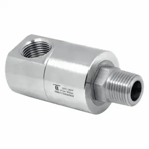 MOSMATIC 34.873 Rotary Union, Straight, Nickel-Plated Brass, 1 Passages, 1/2 Inch Nptm Rotating Shaft | CT3VGQ 45NF32