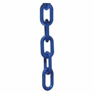 MR. CHAIN 51006-25 Plastic Cha Inch, Outdoor or Indoor, 2 Inch Size Size, 25 ft Length, Blue | CT3WWL 55EC65