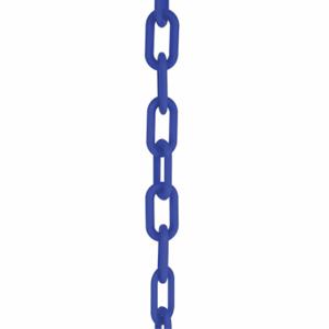 MR. CHAIN 50006-100 Plastic Cha Inch, Outdoor or Indoor, 2 Inch Size Size, 100 ft Length, Blue | CT3WYB 52YC05