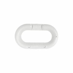 MR. CHAIN 50701-10 Chain Link, Outdoor or Indoor, 2 Inch Size, White, Plastic | CT3WVD 491A03