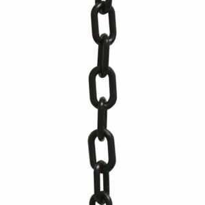 MR. CHAIN 51003-50 Plastic Cha Inch, Outdoor or Indoor, 2 Inch Size Size, 50 ft Length, Black | CT3WZF 52YA88