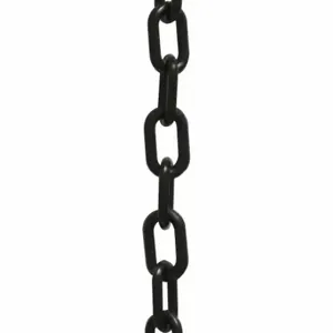 MR. CHAIN 51003-50 Plastic Cha Inch, Outdoor or Indoor, 2 Inch Size Size, 50 ft Length, Black | CT3WZF 52YA88