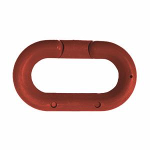 MR. CHAIN 50705-10 Chain Link, Outdoor or Indoor, 2 Inch Size, Red, Plastic, 10 Pack | CT3WVC 491A05