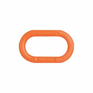 MR. CHAIN 30712-10 Chain Link, Outdoor or Indoor, 1 1/2 Inch Size, Orange, Plastic | CT3WUT 491A01