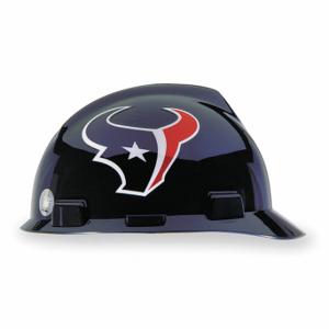 MSA 10031348 NFL Hard Hat, Front Brim Head Protection, ANSI Classification Type 1, Class E, Blue | CT3XFY 3PB95